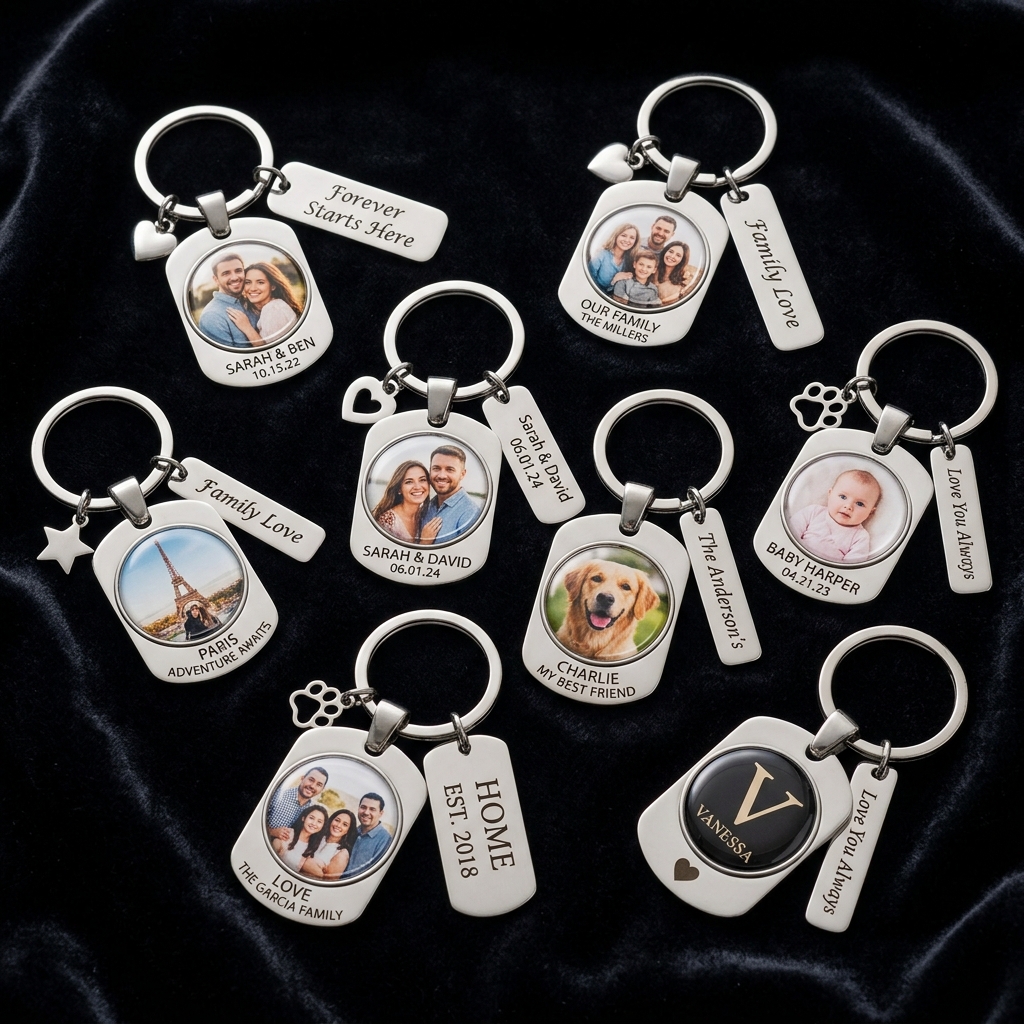 Custom photo keychain printing
